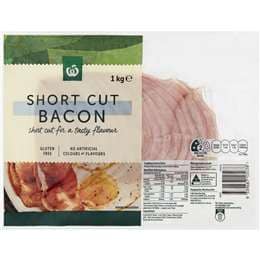 Woolworths Shortcut Bacon 1kg