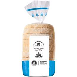 Woolworths Wise Wheat Hi Fibre White Loaf