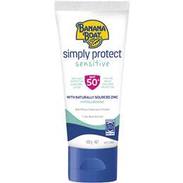 Banana Boat Simply Protect Sensitive Spf50+ Sunscreen