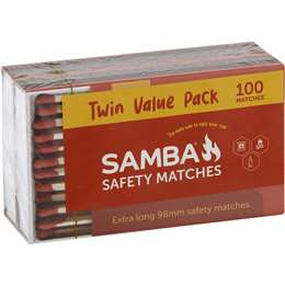 Samba Matches Twin Pack