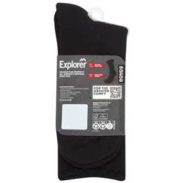 Bonds Explorer Socks Mens Black Size 6-10 Assorted