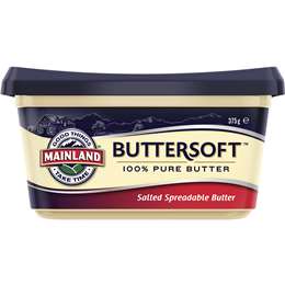 Mainland Buttersoft Pure Salted Butter 375g | Woolworths