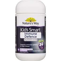 Nature's Way Kids Smart Immunity Chewable Tablets 50 Pack