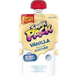 Foster Clark's Snak Pack Vanilla Flavoured Custard Pouch