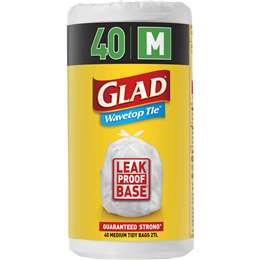 Glad Kitchen Tidy Bag Wavetop Medium