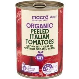 Macro Organic Peeled Italian Tomatoes 400g