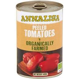 Annalisa Organic Organically Farmed Peeled Tomatoes 400g
