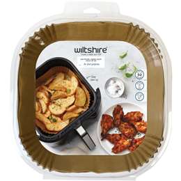 Wiltshire Air Fryer Liners 20cm Square 50 pack