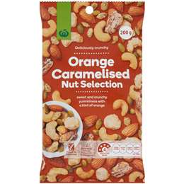 Woolworths Orange Caramelised Nut Mix 200g | Woolworths