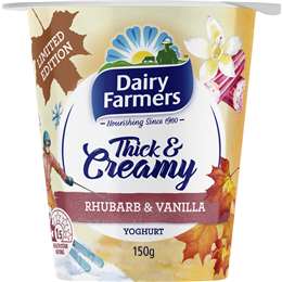 Dairy Farmers Thick & Creamy Limited Edition Yoghurt 150g