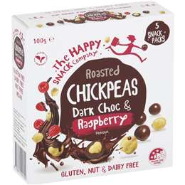 The Happy Snack Company Chickpeas Dark Choc & Raspberry