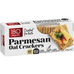 18 Degrees Parmesan Oat Crackers 