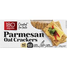 18 Degrees Parmesan Oat Crackers 