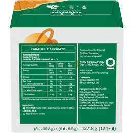 Starbucks By Nescafe Dolce Gusto Caramel Macchiato Coffee Pods Capsules