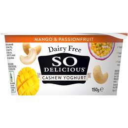 So Delicious Dairy Free Cashew Yoghurt Mango Passionfruit 150g 