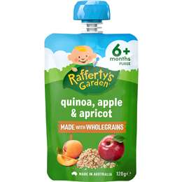 Rafferty's Garden Quinoa Apple & Apricot 6m
