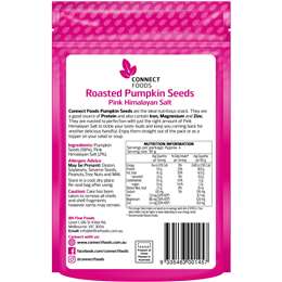 Connect Foods Pumpkin Seeds Pink Himalayan Salt