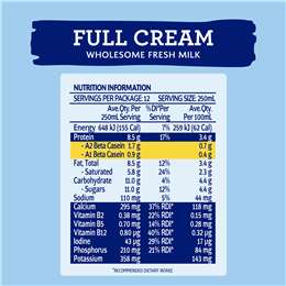 Dairy Farmers Full Cream Milk Full Cream Milk