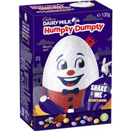 Cadbury Dairy Milk Humpty Dumpty Chocolate Easter Egg Gift Box 132g