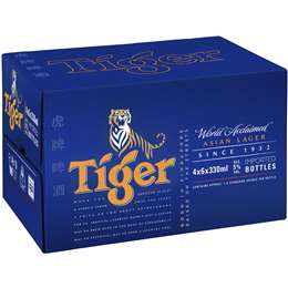 Tiger Asian Lager Bottles