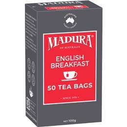 Madura English Breakfast Tea Bags