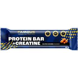 Famous Nutrition Sport Protein & Creatine Bar Salted Caramel 60g