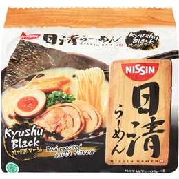Nissin Ramen Kyushu Black 5 pack