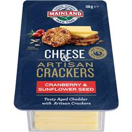 Mainland Cheese Snack with Crackers Cranberry & Sunflower Seed