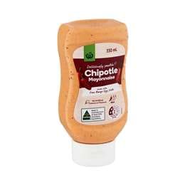 Woolworths Chipotle Mayonnaise 330mL