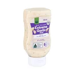 Woolworths Extreme Garlic Aioli