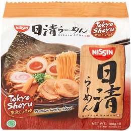 Nissin Tokyo Shoyu 5 pack