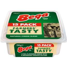 Bega Tasty Cheese Slices 250g at Woolworths