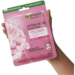Garnier Skinactive Hydra Bomb Tissue Face Mask Sakura