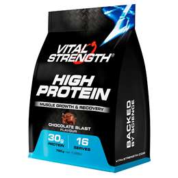 Vital Strength High Protein Powder Chocolate Muscle Growth & Recovery 750g