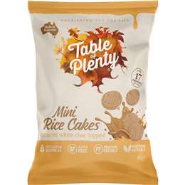 Table Of Plenty Mini Rice Cakes Caramel White Choc 60g