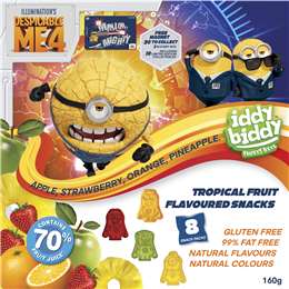 Iddy Biddy Fruit Snacks Tropical 