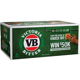 Victoria Bitter Lager Bottles