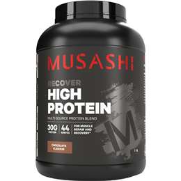 Musashi Recover High Protein Powder Chocolate 2kg