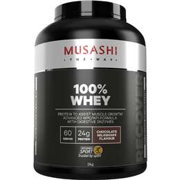 Musashi 100% Whey Choc Milkshake Powder