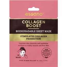 Essano Collagen Boost Biodegradable Sheet Mask Each