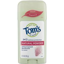 Tom's Of Maine Natural Powder Women Antiperspirant Deodorant Stick
