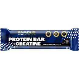 Famous Nutrition Sport Protein & Creatine Bar Cookies & Cream 60g