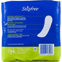 Stayfree Regular Pads Regular No Wings