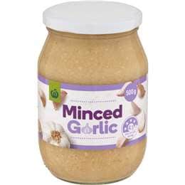 Woolworths Minced Garlic 500g