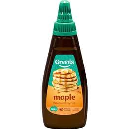 Green's Maple Flavoured Syrup 375g