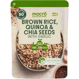 Macro Brown Rice Quinoa Chia & Garlic Pouch