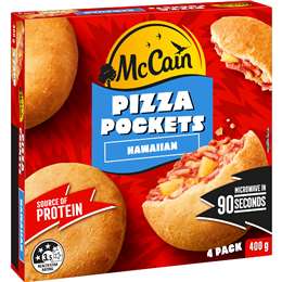 McCain Pizza Pocket Snacks Hawaiian