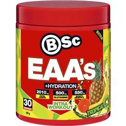 BSC EAA's Hydration Tropical Flavour 180g