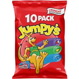Jumpy's Variety Potato Chips MultiPack School Snacks