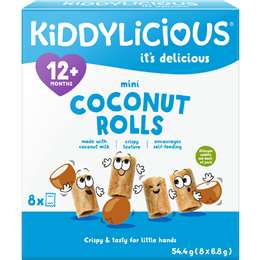 Kiddylicious Mini Coconut Rolls